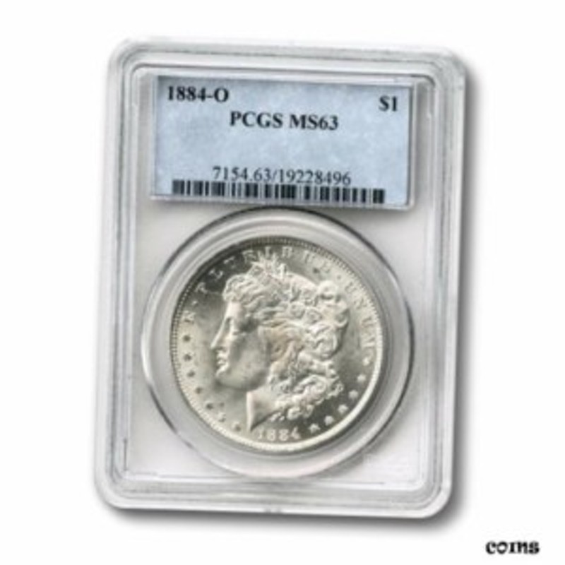 アンティークコイン USA 1884-O Morgan Dollar PCGS MS-63 $1 1884 UNC