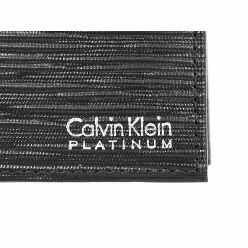 カルバンクライン 二つ折り財布 プラティナム PLATINUM 808604 Calvin