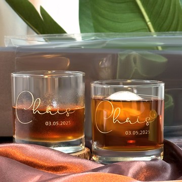 客製化禮物|生日禮物 祝賀禮物 客製化刻字威士忌杯禮盒 送男友