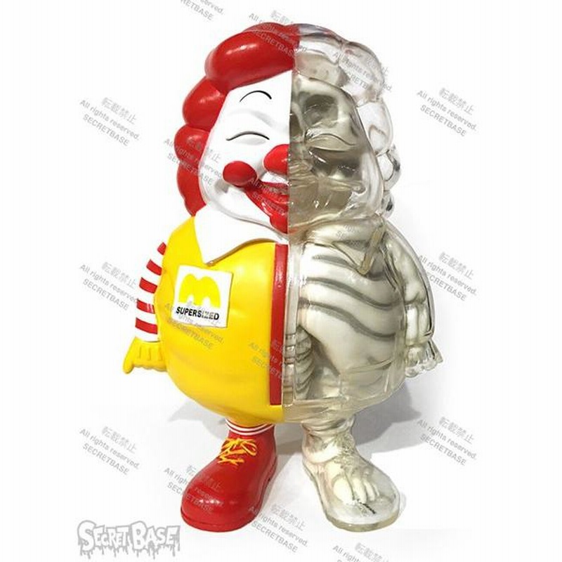 X-RAY MC SUPER SIZED FULL COLOR Ver. (RESTOCKED) スーパーサイズミー ロン イングリッシュ Ron  English シークレットベース SECRETBASE TOKYO 東京 原宿 | LINEブランドカタログ