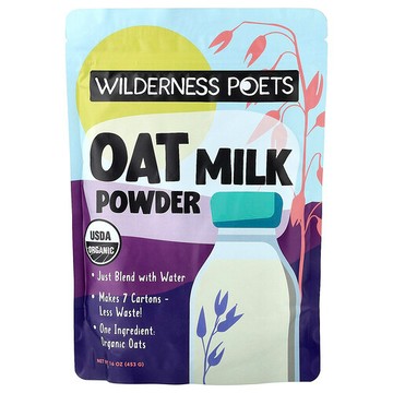Wilderness Poets, Organic Oat Milk Powder, 16 oz (453 g)