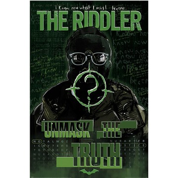 【DC】蝙蝠俠 謎語人 進口海報 Riddler/The Batman