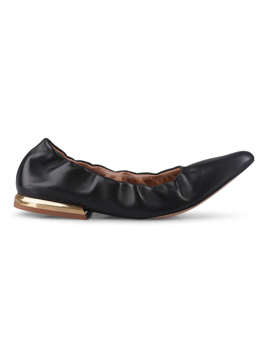 Dries Van Noten Metallic Heeled Ballerinas Shoes