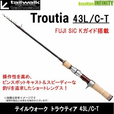 競売 テイルウォーク トラウティア 半分新品 43l C ロッド Sopan Co In