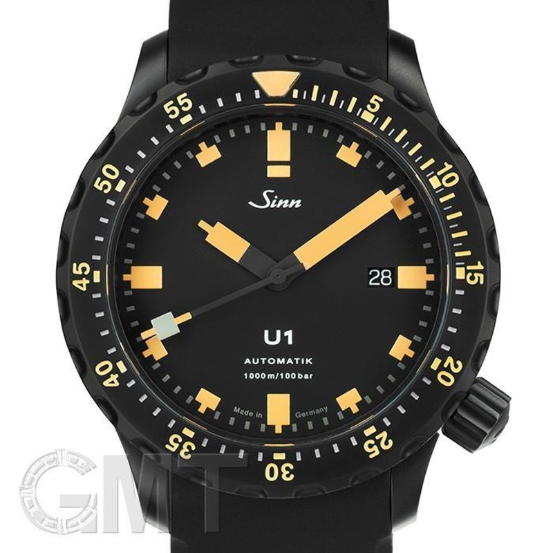 ジン U1.S.E ブラック ラバー SINN 新品 メンズ 腕時計 送料無料 年中無休 | LINEショッピング