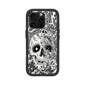 iPhone 16 Pro Mod NX 黑 - Ted Leonid Melendres - Rebirth Skull 重生的骷髏
