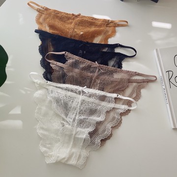 Pincoco 台灣出貨 現貨   顏色都很美的性感細帶細緻蕾絲內褲  可以包色 N001