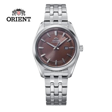 ORIENT 東方錶 DATE 系列 太陽能經典腕錶 鋼帶款 紅色 RA-WG0603R - 32.1 mm