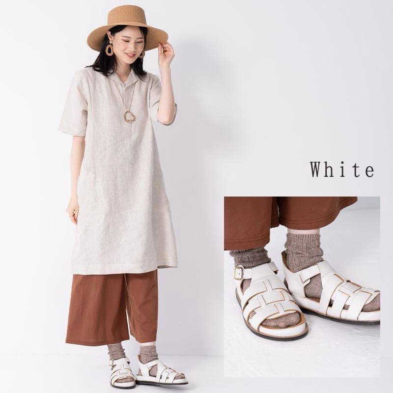 グルカサンダル メッシュサンダル レザーサンダル レザー