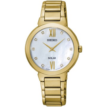 SEIKO 精工 CS系列 太陽能 簡約日系腕錶 30mm (V115-0CT0G/SUP384P1)