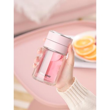 繁簡泡茶杯水杯喝茶杯便攜杯子茶水分離杯男家用玻璃杯辦公室杯女