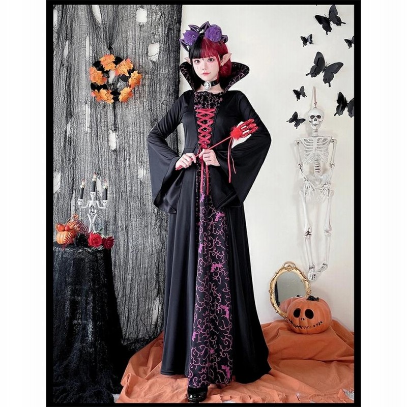 魔女 コスプレ ハロウィン衣装 吸血鬼 バンパイアコスチューム 魔女 コスプレ ハロウィン衣装 吸血鬼 バンパイアコスチューム