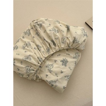 【宅姿勢】床笠單品丨40S全棉ins印花床包（卡通/花朵）SS純棉