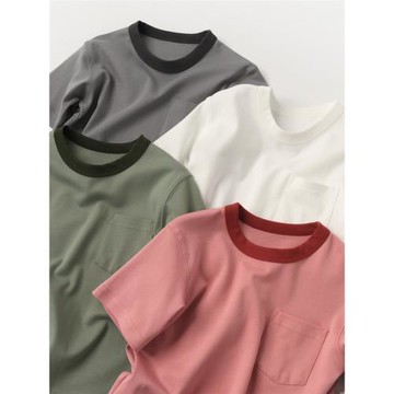 雙面水柔純棉 兒童全棉T恤 男女童圓領薄款短袖 中大童 山東網店