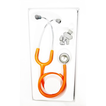 Spirit 精國 兒童嬰幼兒型 雙面聽診器 CK-S606P 8號 橘色  1個