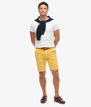 Superdry Men's Men's Vintage International Shorts Yellow / Cornsilk Yellow - Size: 30
