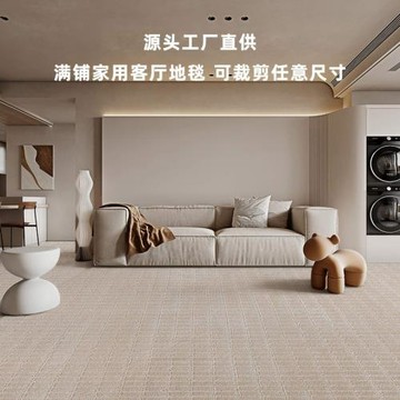 源頭工廠客廳地毯臥室耐臟易打理家用床邊毯大面積全鋪地墊定制