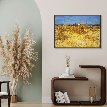 普羅旺斯的收穫　名畫系列　裝飾掛畫　台灣製造 - 白框-40*60cm