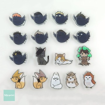 排球少年-造型壓克力磁鐵(隨機17款)