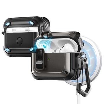 IN7 鎧甲系列 AirPods 4 基本款彈蓋設計雙料耳機保護套蘋果無線耳機 收納保謢套