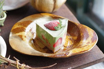 手工陶瓷花蓮石紋中深盤/點心盤/置物盤4