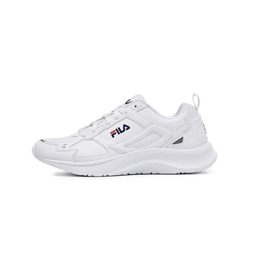 FILA 中性慢跑鞋-白 4-J029A-100