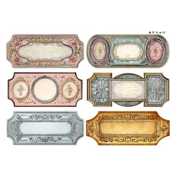 【9 月新品】20-147-0224 剪裁紙 幻想復古浪漫喫茶