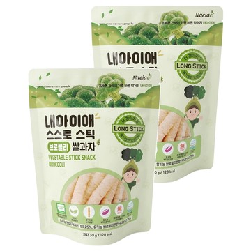 Naeiae 幼兒米餅棒 6個月以上  花椰菜  30g  2包