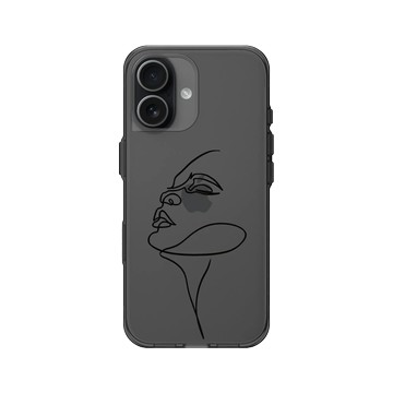 iPhone 17 Clear (相機按鈕) 酷墨灰 - MYMY REVERZ TATTOO - 線條