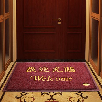 迎賓墊 門墊 進門地墊入戶門門口絲圈地毯玄關家用腳墊歡迎光臨出入平安門墊『CM40379』