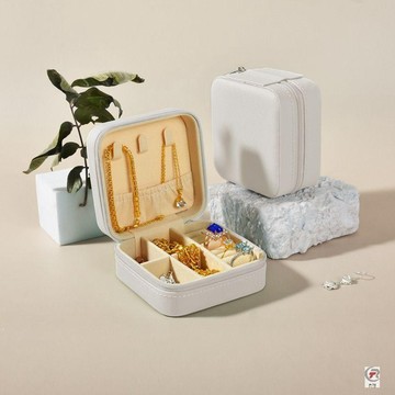 👜 卿選好物 👜小型首飾盒便攜迷你耳環耳釘戒指項鍊飾品收納盒旅行隨身高級盒子