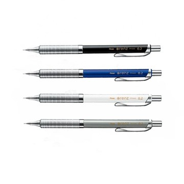 【 Pentel 飛龍 】 ORENZ 按一下自動鉛筆-金屬握軸 0.2mm /支 XPP1002G(筆桿顏色隨機出貨)