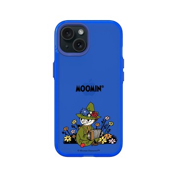iPhone 15 Clear 激光藍 - Moomin - 史力奇Snufkin