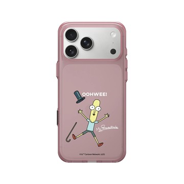 iPhone 17 Pro Max Clear (相機按鈕) 晶醺玫 - 瑞克和莫蒂 Rick and Morty - 便便洞先生