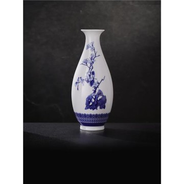 景德鎮官方陶瓷花瓶新中式擺件書房玄關電視柜茶幾家居裝飾瓷器