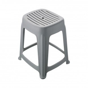 庭院布置~RC668-4 花園47CM止滑椅 ( 灰 )【139百貨】