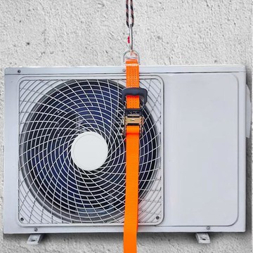 【空調外機吊裝神器】專用貨物捆綁帶 拉緊器 緊繩器 固定器 安全繩 加厚 新款 吊裝帶 綑綁繩 固定帶 安全帶
