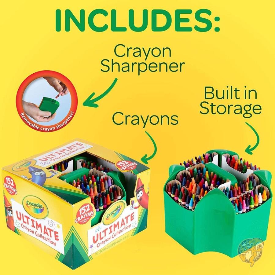 クレヨラCrayola 究極のクレヨンコレクション 152本セット 送料無料