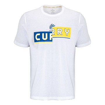Under Armour Curry Logo T-shirt 'White'