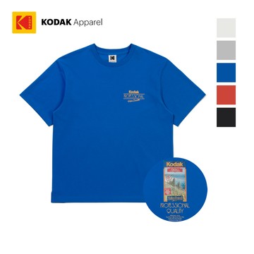 【KODAK Apparel】柯達 RGB 涼感短T 5色(黑 藍 灰 紅 白) KB602012
