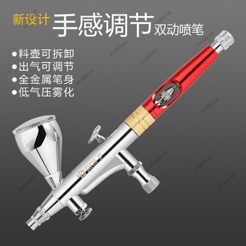 【台灣出貨】🔥免運 模型工具 模型製作 雙動噴筆丨0.3mm丨出氣調節丨高達模型手辦噴塗上色丨懶懶同學
