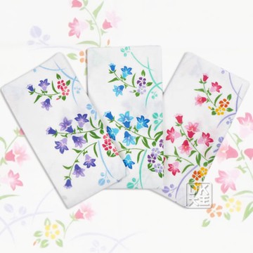 日式牽牛花 雙層 紗布長巾 長手帕 紗布毛巾 二重紗紗布~DK襪子毛巾大王
