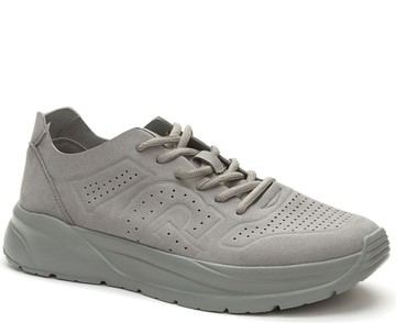 GRUNBERG GREY CASUAL CLOSED SNEAKERS 灰色男款鞋子
