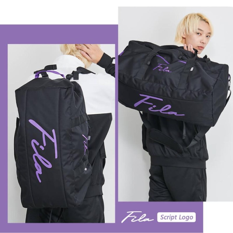 フィラ FILA ボストンバッグ 3way メンズ 大容量 50L リュック 内