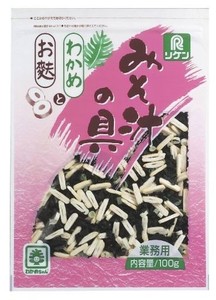 リケン みそ汁の具 わかめとお麩 100G