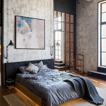 雲山行旅 - 藍白色抽象掛畫/夏日居家佈置/客廳掛畫