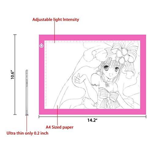 Light Pad Drawing A4 Tracing Light Table NXENTC LED Copy Board Ultraーthin D