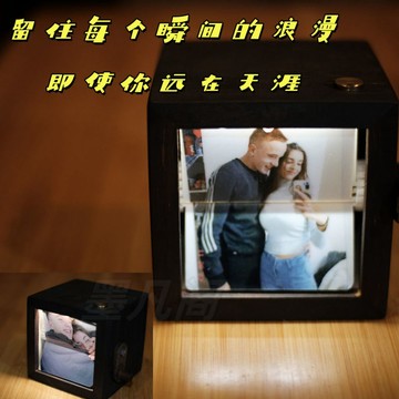 🔥和光🔥客製化動畫相框｜手搖翻頁書｜手搖實木相冊｜客製化相框｜械手搖動態相冊｜照片｜結婚禮物｜情侶禮物｜客製化禮物｜生日