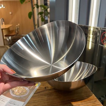 【老板娘家里自留】加厚18/10不銹鋼果籃果盤果盆果簍沙拉盤沙拉