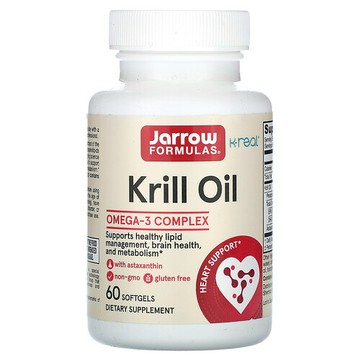 Jarrow Formulas, 磷蝦油，60 粒軟凝膠